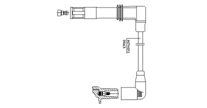 1A1333 BREMI Провод зажигания 1A1333 BREMI Провод зажигания