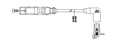 1A2246 BREMI Провод зажигания 1A2246 BREMI Провод зажигания