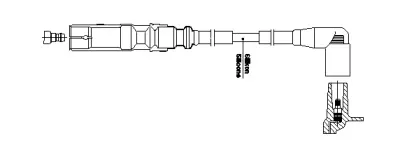 1A32F60 BREMI Провод зажигания 1A32F60 BREMI Провод зажигания