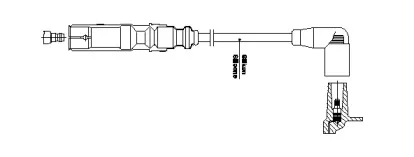 1A3225 BREMI Провод зажигания 1A3225 BREMI Провод зажигания