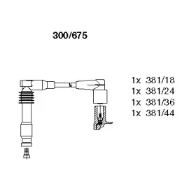 300675 BREMI Комплект проводов зажигания 300675 BREMI Комплект проводов зажигания