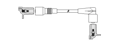 35150 BREMI Провод зажигания 35150 BREMI Провод зажигания
