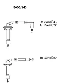 3A00140 BREMI Комплект проводов зажигания 3A00140 BREMI Комплект проводов зажигания