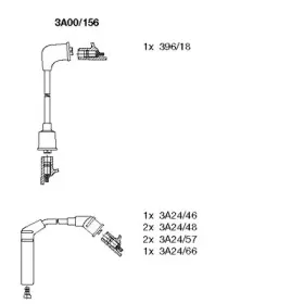 3A00156 BREMI Комплект проводов зажигания 3A00156 BREMI Комплект проводов зажигания