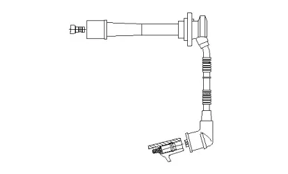 3A57F50 BREMI Провод зажигания 3A57F50 BREMI Провод зажигания