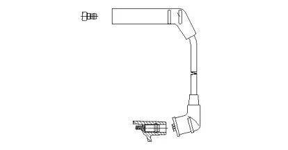 3A6644 BREMI Провод зажигания 3A6644 BREMI Провод зажигания