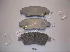 50435 JAPKO Комплект тормозных колодок, дисковый тормоз 50435 JAPKO Комплект тормозных колодок, дисковый тормоз