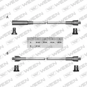 110-5413 WEEN Комплект проводов зажигания 110-5413 WEEN Комплект проводов зажигания