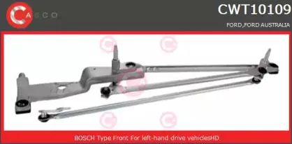 CWT10109AS CASCO Система тяг и рычагов привода стеклоочистителя CWT10109AS CASCO Система тяг и рычагов привода стеклоочистителя