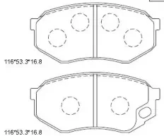 KD4349 ASIMCO Комплект тормозных колодок, дисковый тормоз KD4349 ASIMCO Комплект тормозных колодок, дисковый тормоз