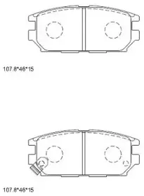 KD4720 ASIMCO Комплект тормозных колодок, дисковый тормоз KD4720 ASIMCO Комплект тормозных колодок, дисковый тормоз