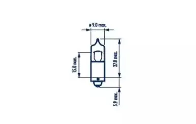 68161 NARVA Лампа накаливания, задний габаритный фонарь 68161 NARVA Лампа накаливания, задний габаритный фонарь