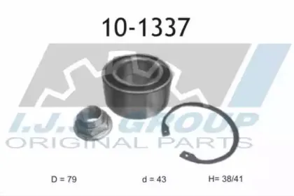 10-1337 IJS GROUP Комплект подшипника ступицы колеса 10-1337 IJS GROUP Комплект подшипника ступицы колеса