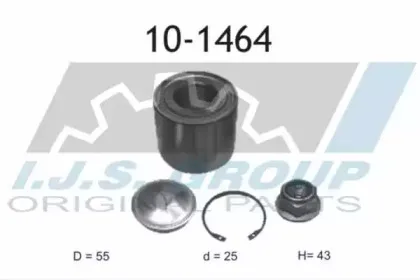 10-1464 IJS GROUP Комплект подшипника ступицы колеса 10-1464 IJS GROUP Комплект подшипника ступицы колеса