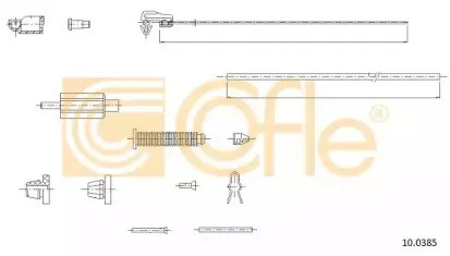 100385 COFLE Тросик газа 100385 COFLE Тросик газа