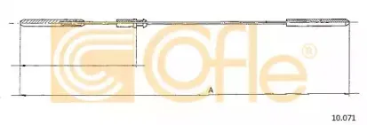 10.071 COFLE Тросик газа 10.071 COFLE Тросик газа