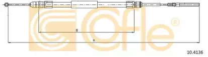 10.4136 COFLE Трос, стояночная тормозная система 10.4136 COFLE Трос, стояночная тормозная система