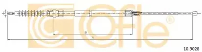 10.9028 COFLE Трос, стояночная тормозная система 10.9028 COFLE Трос, стояночная тормозная система