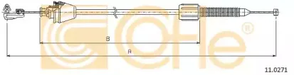 11.0271 COFLE Тросик газа 11.0271 COFLE Тросик газа