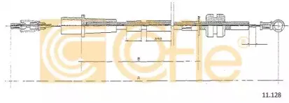 11.128 COFLE Тросик газа 11.128 COFLE Тросик газа