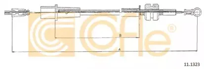 11.1323 COFLE Тросик газа 11.1323 COFLE Тросик газа