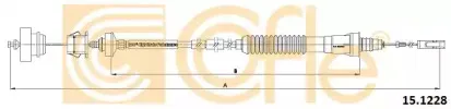 15.1228 COFLE Трос, управление сцеплением 15.1228 COFLE Трос, управление сцеплением