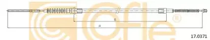 17.0371 COFLE Трос, стояночная тормозная система 17.0371 COFLE Трос, стояночная тормозная система