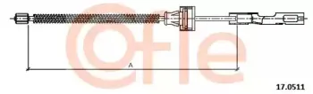 17.0511 COFLE Трос, стояночная тормозная система 17.0511 COFLE Трос, стояночная тормозная система