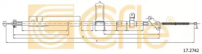 17.2742 COFLE Трос, стояночная тормозная система 17.2742 COFLE Трос, стояночная тормозная система