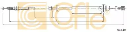 633.10 COFLE Тросик газа 633.10 COFLE Тросик газа