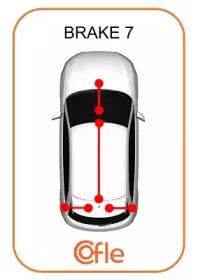 17.1529 COFLE Трос, стояночная тормозная система 17.1529 COFLE Трос, стояночная тормозная система