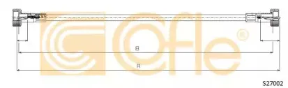 S27002 COFLE Тросик спидометра S27002 COFLE Тросик спидометра