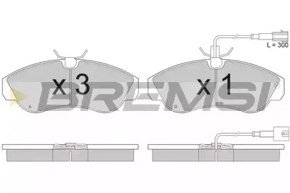 BP2889 BREMSI Комплект тормозных колодок, дисковый тормоз BP2889 BREMSI Комплект тормозных колодок, дисковый тормоз