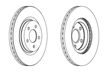562524JC JURID Тормозной диск 562524JC JURID Тормозной диск