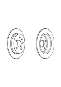 562967JC JURID Тормозной диск 562967JC JURID Тормозной диск