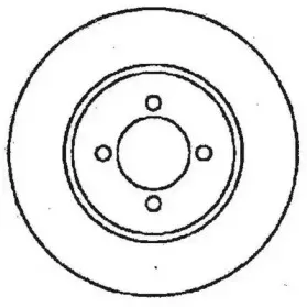 561375JC JURID Тормозной диск 561375JC JURID Тормозной диск