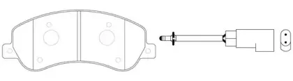 FP1383E FIT Комплект тормозных колодок, дисковый тормоз FP1383E FIT Комплект тормозных колодок, дисковый тормоз