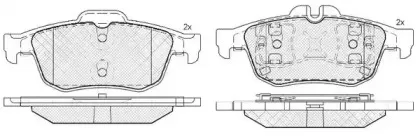 FP3356 FIT Комплект тормозных колодок, дисковый тормоз FP3356 FIT Комплект тормозных колодок, дисковый тормоз