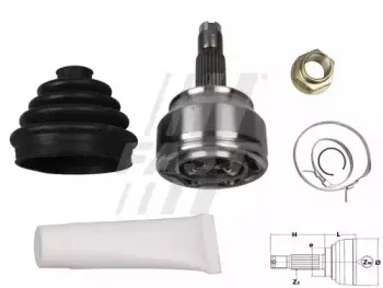 FT25083K FAST Шарнирный комплект, приводной вал FT25083K FAST Шарнирный комплект, приводной вал