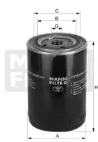 W 87 MANN-FILTER Масляный фильтр W 87 MANN-FILTER Масляный фильтр