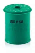 P 738 x MANN-FILTER Топливный фильтр P 738 x MANN-FILTER Топливный фильтр