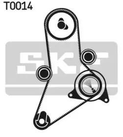 VKMA 02381 SKF Комплект ремня ГРМ VKMA 02381 SKF Комплект ремня ГРМ