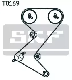 VKMA 03263 SKF Комплект ремня ГРМ VKMA 03263 SKF Комплект ремня ГРМ