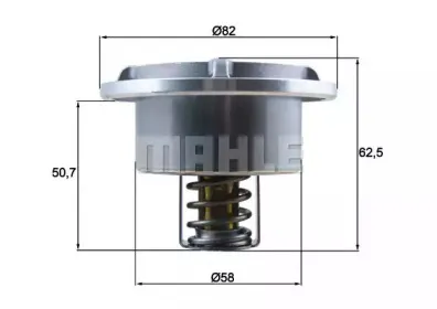 THD 6 75 BEHR Термостат, охлаждающая жидкость THD 6 75 BEHR Термостат, охлаждающая жидкость