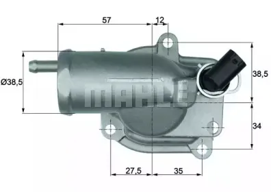 TH 10 87 BEHR Термостат, охлаждающая жидкость TH 10 87 BEHR Термостат, охлаждающая жидкость