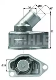 TI 9 87 BEHR Термостат, охлаждающая жидкость TI 9 87 BEHR Термостат, охлаждающая жидкость