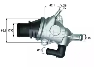 TI 125 88 BEHR Термостат, охлаждающая жидкость TI 125 88 BEHR Термостат, охлаждающая жидкость