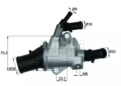 TI 148 88 BEHR Термостат, охлаждающая жидкость TI 148 88 BEHR Термостат, охлаждающая жидкость