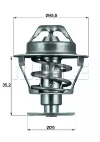 TX 81 89D BEHR Термостат, охлаждающая жидкость TX 81 89D BEHR Термостат, охлаждающая жидкость