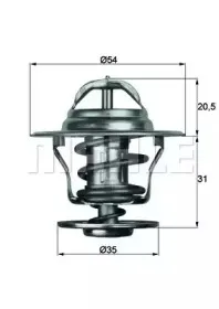TX 13 71D BEHR Термостат, охлаждающая жидкость TX 13 71D BEHR Термостат, охлаждающая жидкость